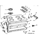 Kenmore 1037966374 maintop & body section diagram