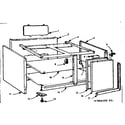 Kenmore 1037966374 39 in. base cabinet diagram