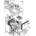 Kenmore 1199296450 body section diagram