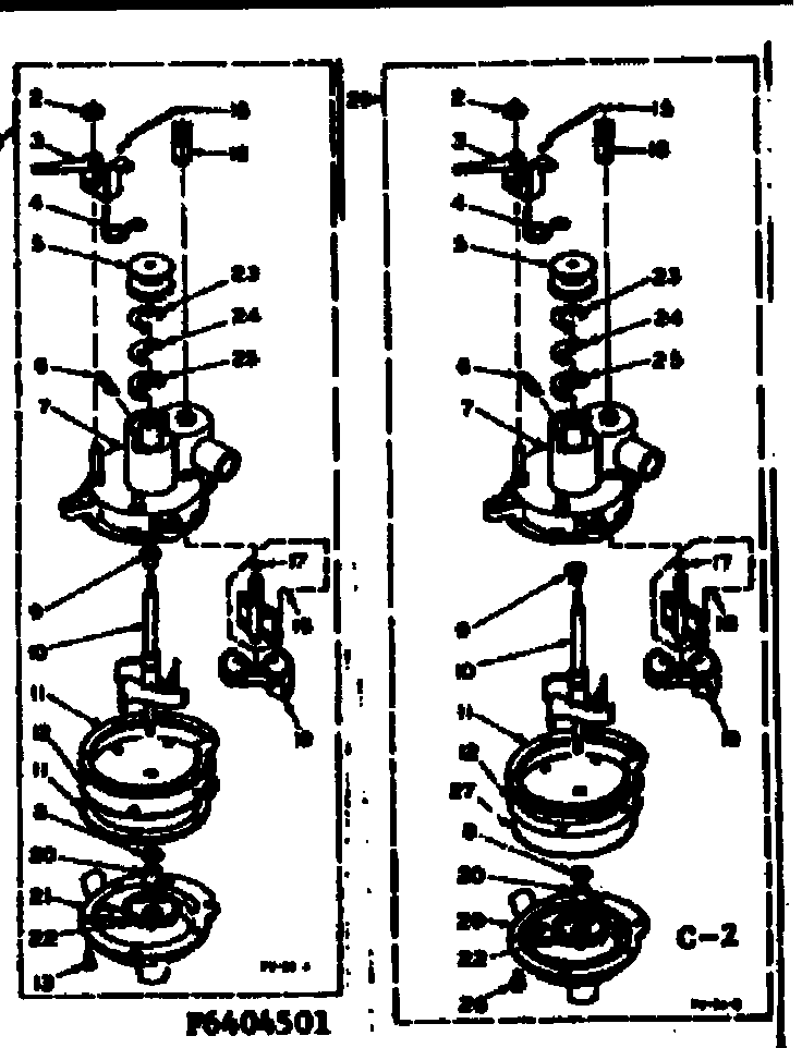 Kenmore 1106405551 pump assembly diagram