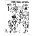 Kenmore 1106404801 machine sub-assembly diagram