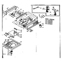Kenmore 1106404801 top and console assembly diagram