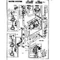 Kenmore 1106405980 water system diagram