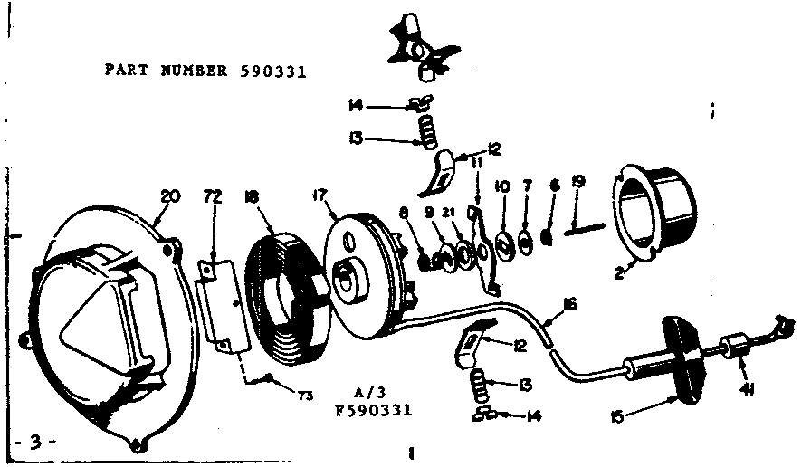 Craftsman 91760046 rewind starter diagram
