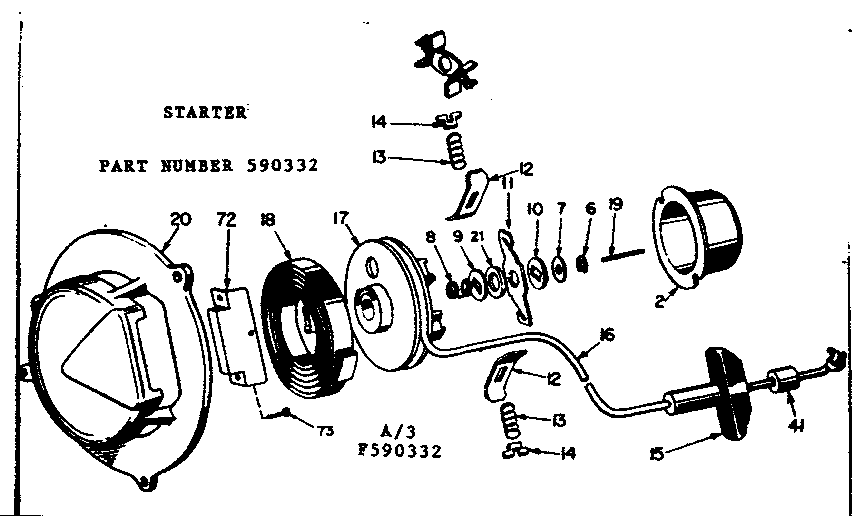 Craftsman 91760045 starter diagram