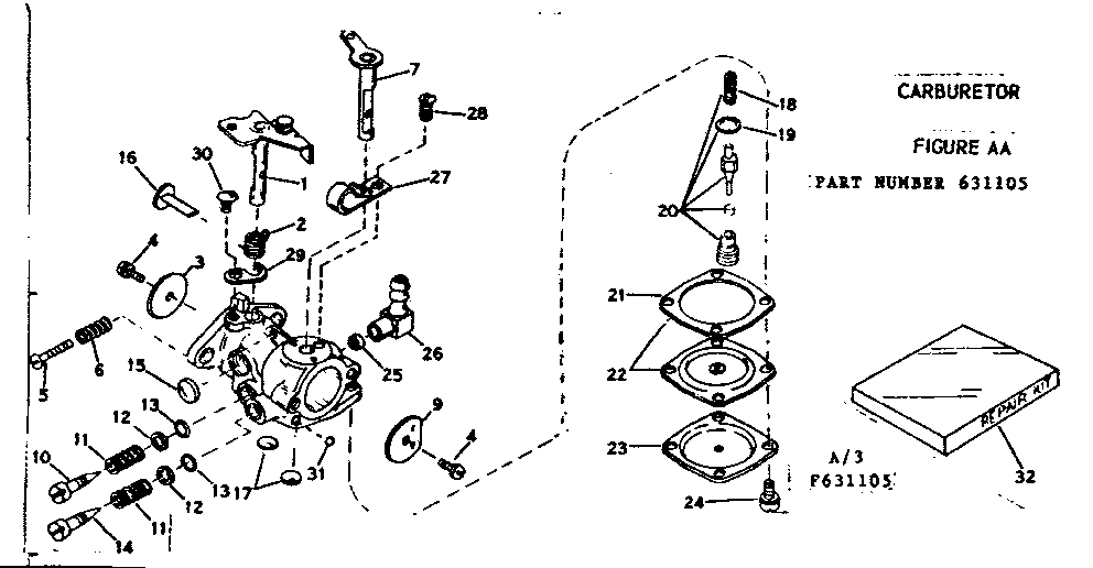 Craftsman 91762803 replacement parts diagram