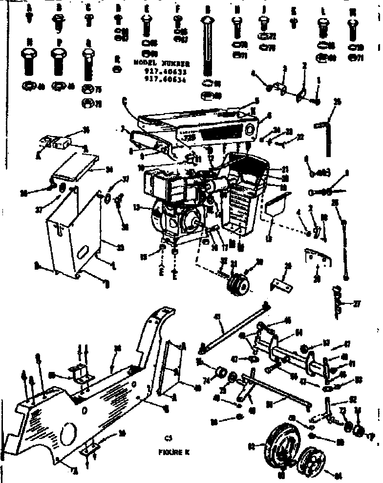 Craftsman 91760634 engine diagram