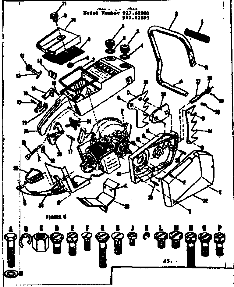 Craftsman 91762803 main frame diagram