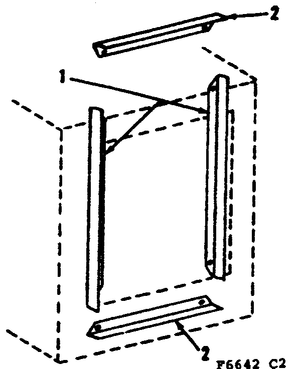 Kenmore 8676642 return air adaptor kit diagram