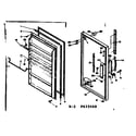 Kenmore 106625470 door parts diagram