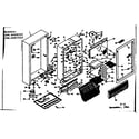 Kenmore 1066426152 cabinet parts diagram