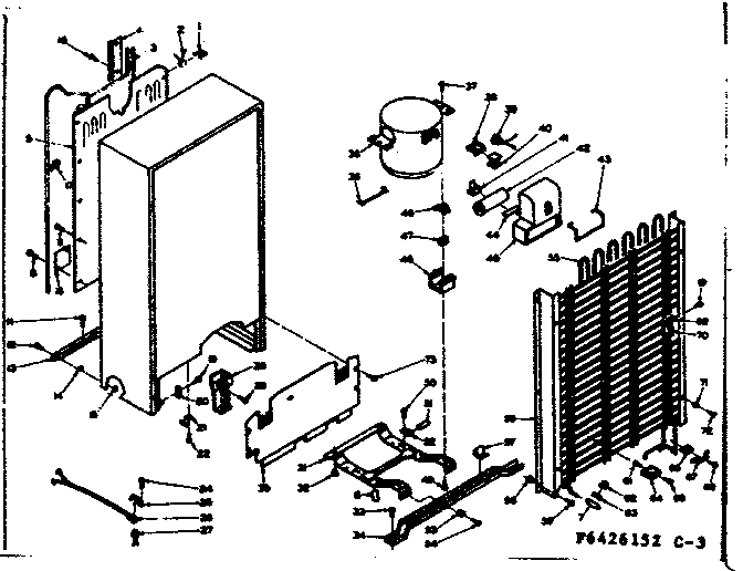 Kenmore 1066426152 unit parts diagram