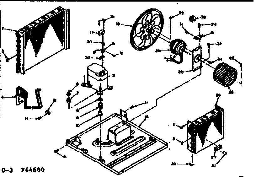 Kenmore 10664600 unit parts diagram