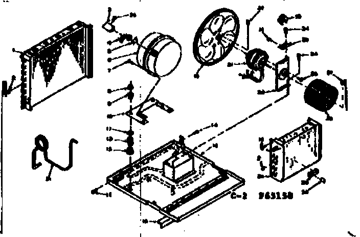 Kenmore 10665150 unit parts diagram