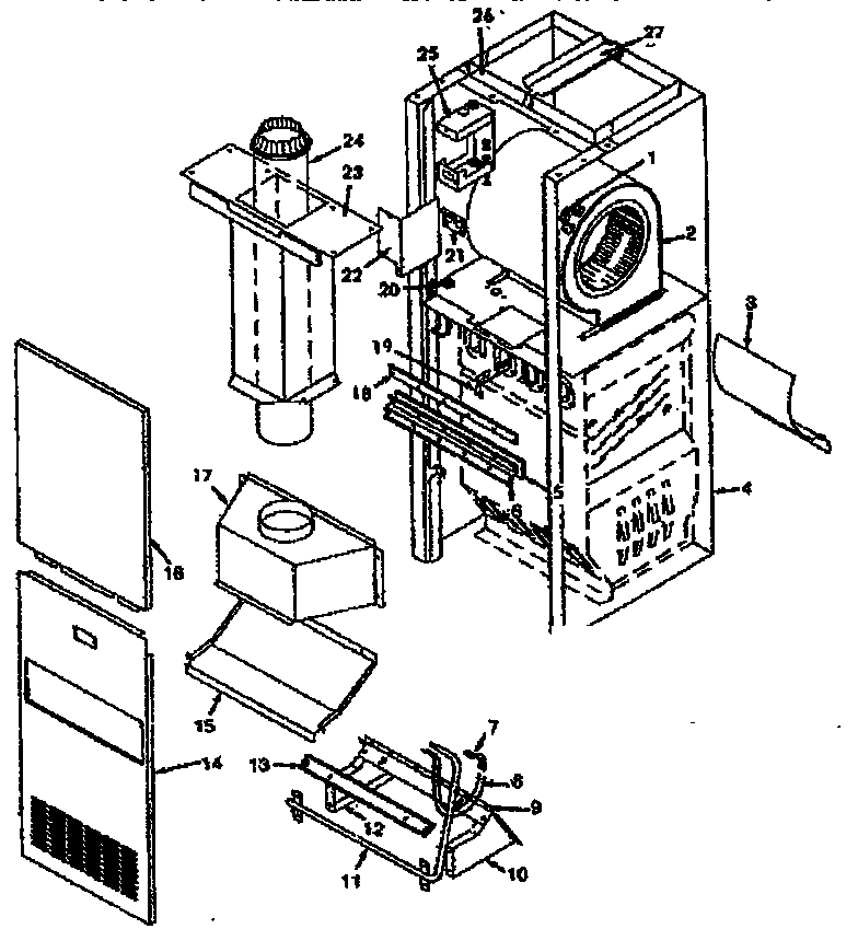 Kenmore 867767110 non-functional replacement parts diagram