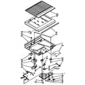 Kenmore 1068768803 compartment separator parts diagram