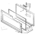 Kenmore 1988182280 door parts diagram