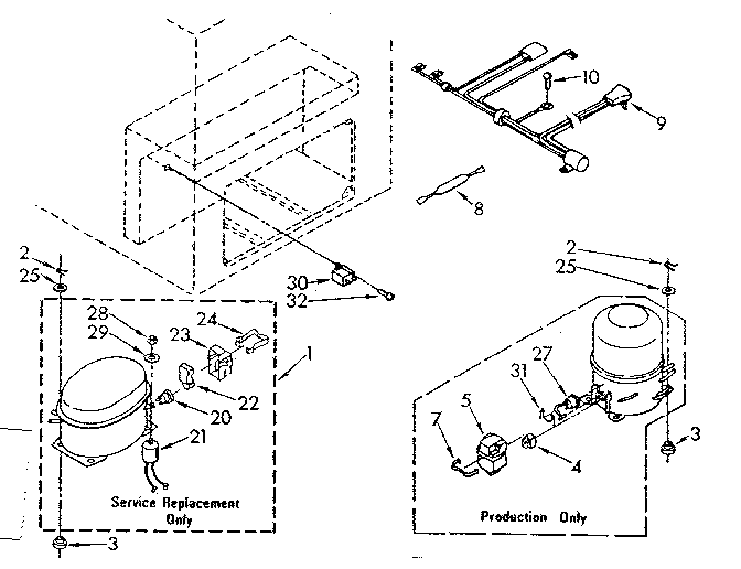 Kenmore 1988183880 unit parts diagram