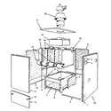 Kenmore 229964290 jacket - sections & base parts diagram