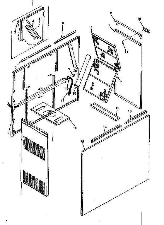 Kenmore 867741433 furnace body diagram