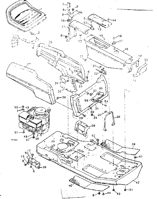 Craftsman 502255620 body and chassis diagram