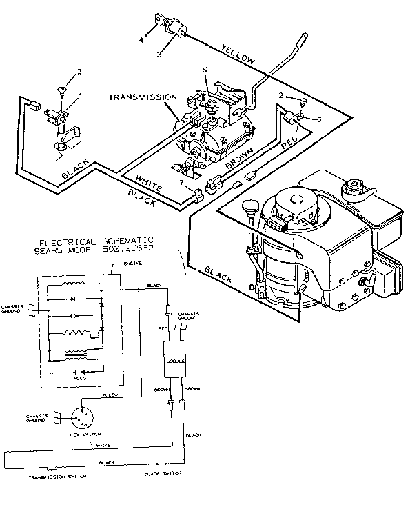 Craftsman 502255622 replacement parts wiring diagram diagram