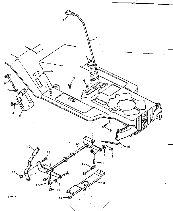 Craftsman 502255710 lift assembly diagram