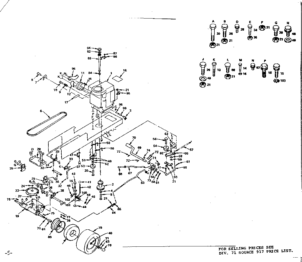 Craftsman 917254270 drive diagram