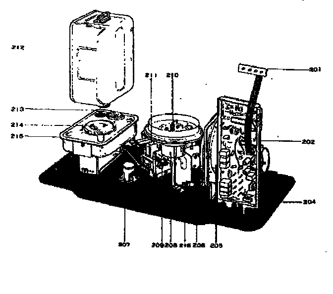 Comfort Glow PHS/M interior assembly diagram