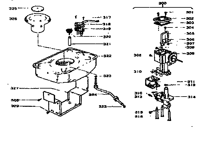 Comfort Glow PHS/M fuel system diagram