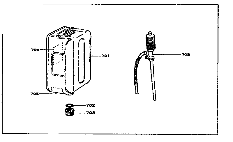Comfort Glow PHS/M fuel tank diagram