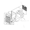 Kenmore 106855301 cabinet parts diagram