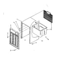 Kenmore 106856310 cabinet parts diagram