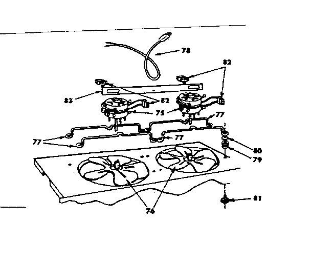 Kenmore 155463040 blower assembly diagram