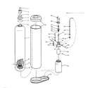 Kenmore 625340222 tank assembly, feeder valve assembly, nozzle & venturi diagram