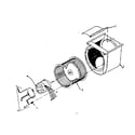 Kenmore 867587360 blower assembly diagram
