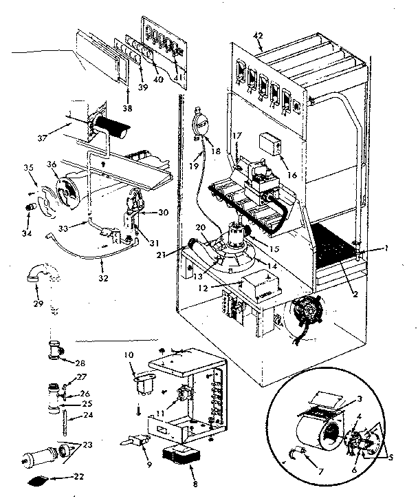 Kenmore 867769410 functional replacement parts diagram