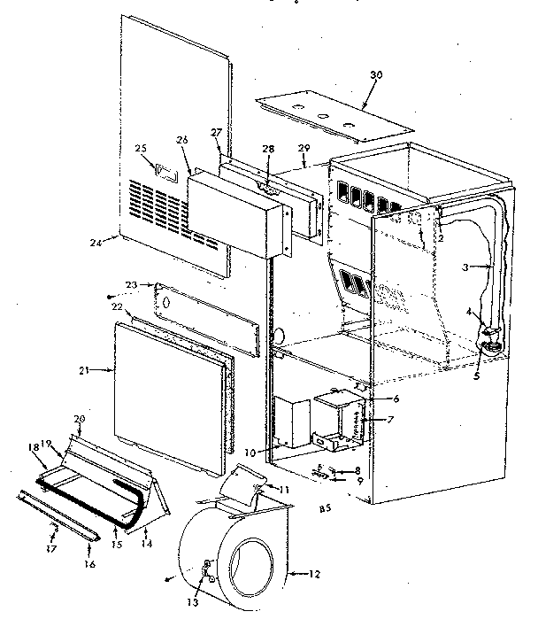 Kenmore 867769410 non-functional replacement parts diagram