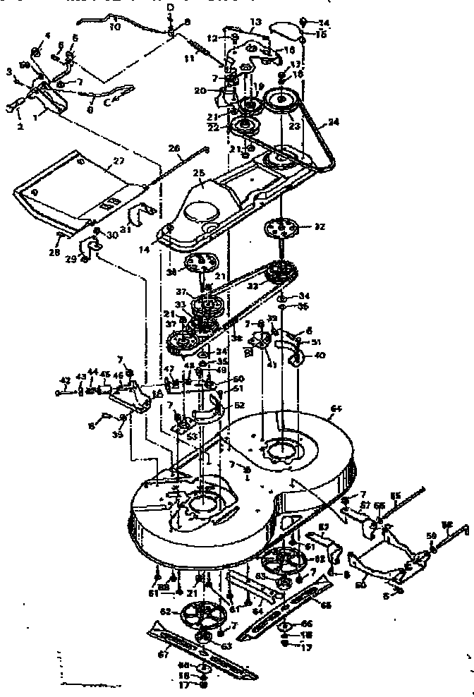 Craftsman 502255752 blade housing diagram