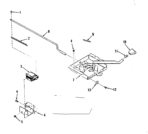 Kenmore 9114658610 door lock section diagram