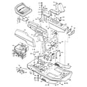 Craftsman 502254140 replacement parts body and chassis diagram