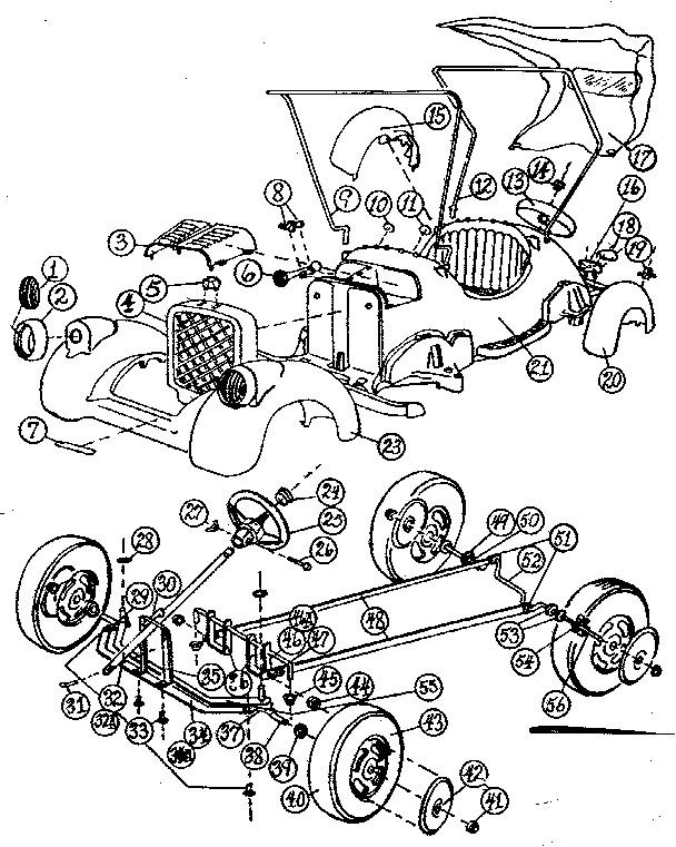 Power Wheels 0189 replacement parts diagram