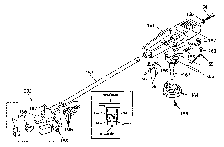 Sony PS-LX235 record changer diagram