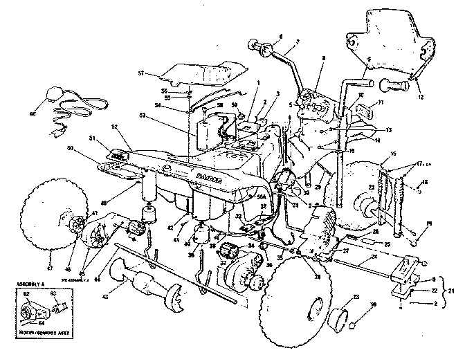 Power Wheels PP2020 replacement parts diagram