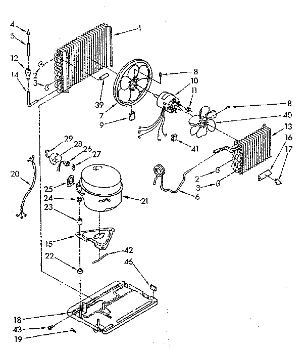 Kenmore 1068710752 unit parts diagram