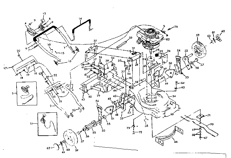 Craftsman 917372370 main frame diagram