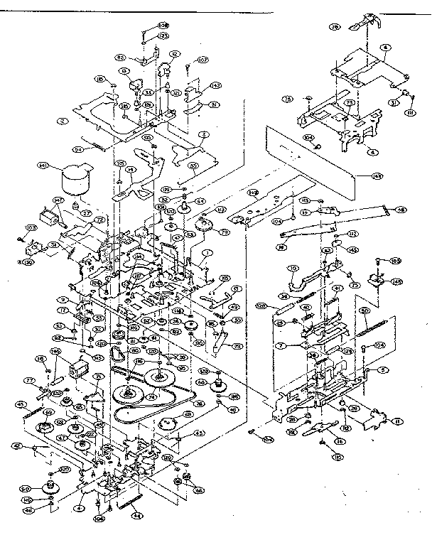 LXI 260500600 cassette deck mechanism 51146 diagram