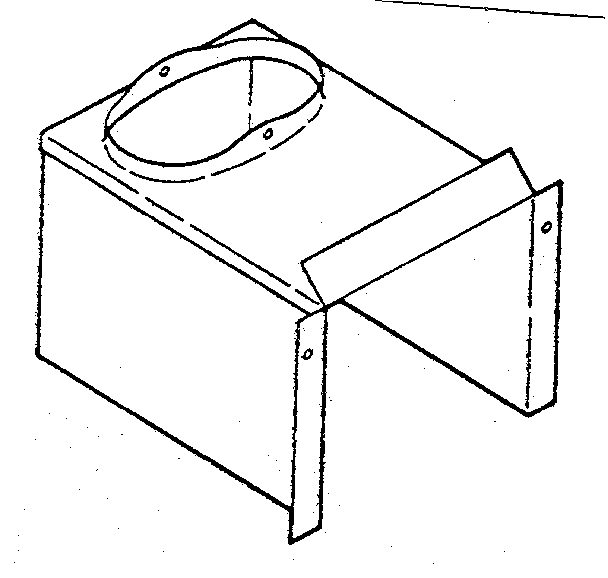 Kenmore 9116138511 optional flue collar diagram