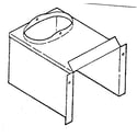 Kenmore 9116138511 optional flue collar diagram
