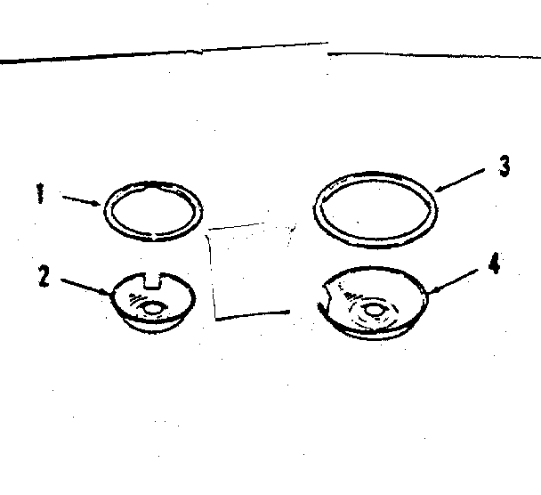 Kenmore 9116428414 optional porcelain pan and chrome ring kit no. 8067111 diagram